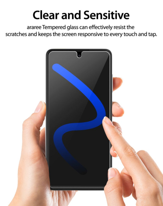 Araree Sub-Core Samsung Galaxy A72 Screen Protector Tempered Glass