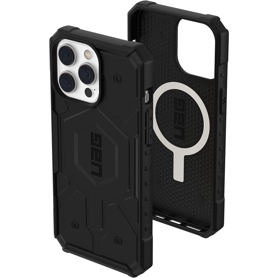 URBAN ARMOR GEAR UAG Case Compatible with iPhone 15 Pro Max Case 6.7  Monarch Pro Black Built-in Magnet Compatible with MagSafe Charging Premium