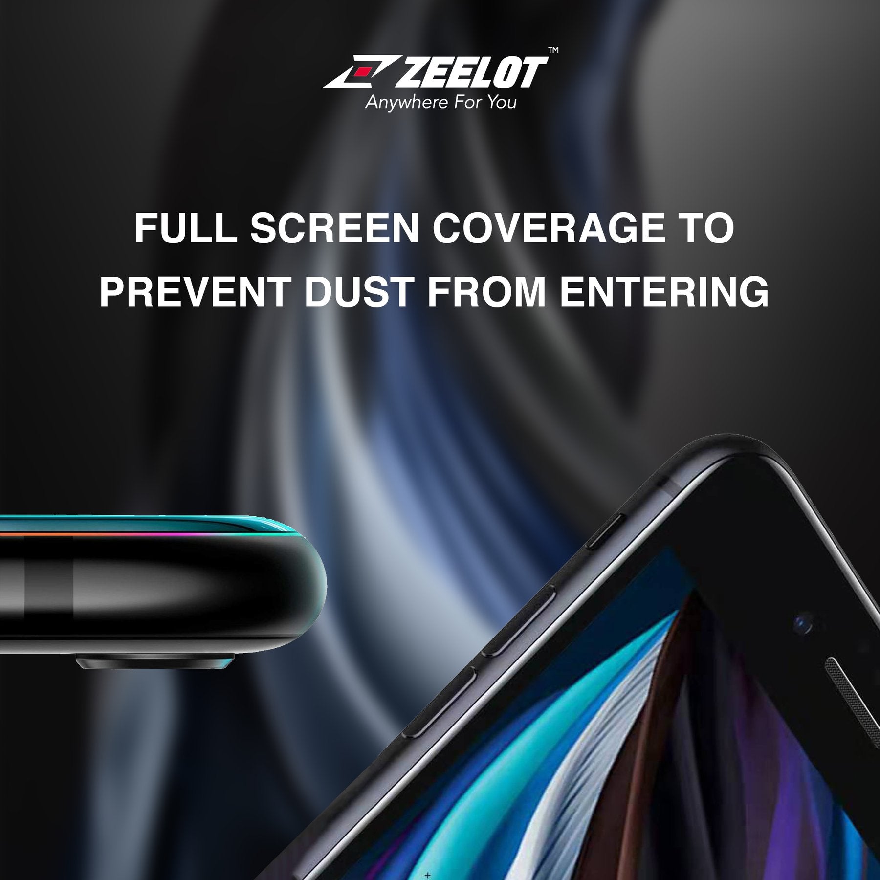 ZEELOT iPhone SE 2020 PureGlass 2.5D Clear Tempered Glass Screen Protector