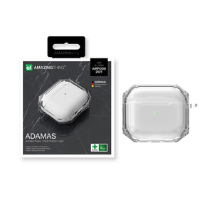 AMAZINGthing Adamas Anti-microbial Case Compatible for Apple AirPods 3