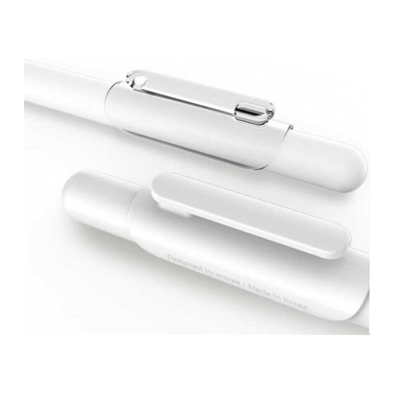 Araree A-Clip for Apple Pencil 1st / 2nd Generation(2 PCS) - Clear / White