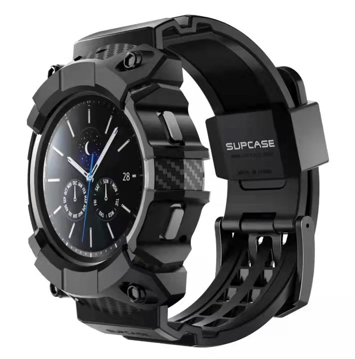 SUPCASE Galaxy Watch 4 46mm Unicorn Beetle Pro Wristband Case - Black