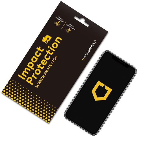 Pelindung Skrin Kesan RhinoShield iPhone11/Pro/ProMax/XS/XSMax/XR Teknologi Redaman/Penyebaran Impak Kekuatan Tinggi - Jelas &amp; Perlindungan Tahan Gores/Cap Jari