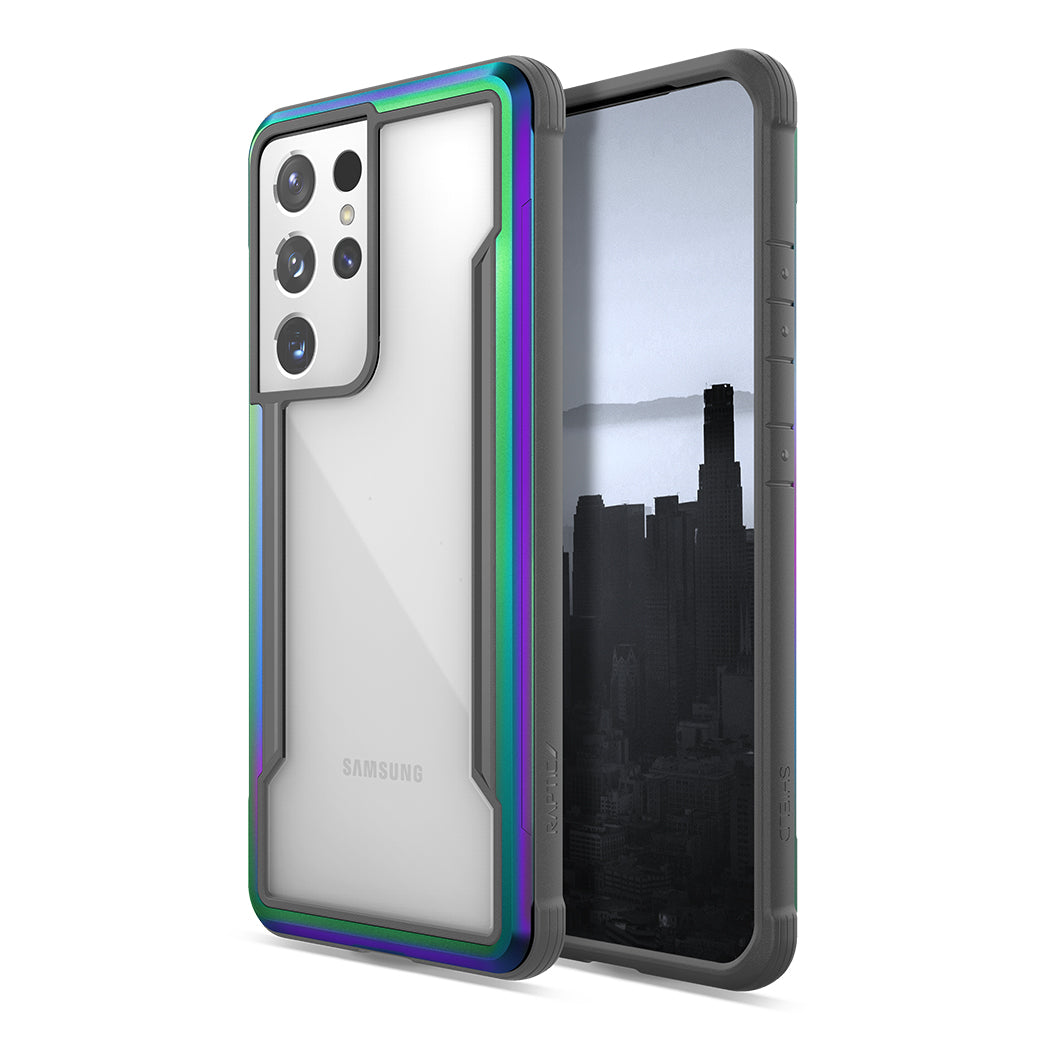 X-Doria Defence Raptic Shield Galaxy S21/Plus/Ultra Shockproof Military Grade, Durable Anodized Aluminum Frame, 10ft Drop Tested, Slim Case