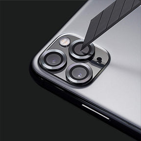 RhinoShield Camera Lens Protector Compatible for iPhone 14 Pro / Pro Max Scratch Proof 9H Tempered Glass Aluminum Trim