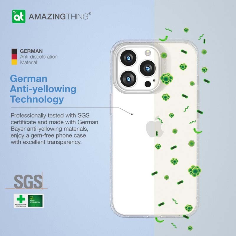 Amazingthing Anti-microbial Titan Pro / Minimal Drop proof case for iPhone 13 / iPhone 13 Pro / iPhone 13 Pro Max