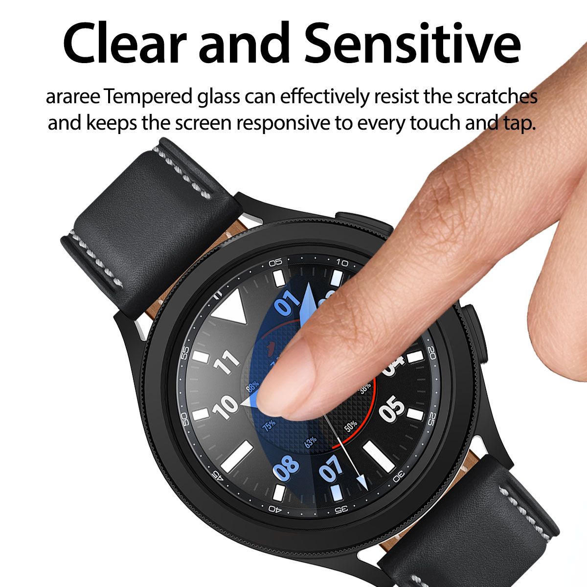 Araree Sub-Core Samsung Galaxy Watch 4 Glass Screen Protector