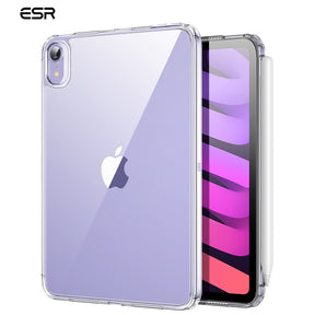 ESR Hybrid Back Clear iPad mini 6 2021 TPU Hard Back Cover iPad Mini 6th Generation Shockproof Protective Case