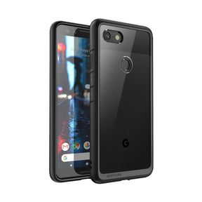 SUPCASE Google Pixel 3 Unicorn Beetle Style Protective Clear Case with TPU Bumper-Black