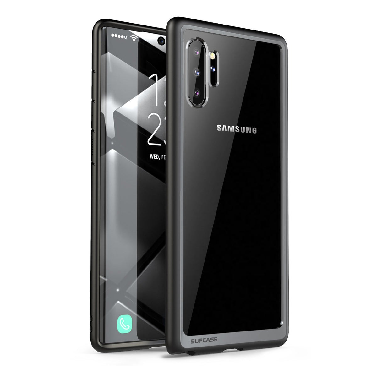 SUPCASE Galaxy Note 10 / Note 10 Plus Unicorn Beetle Style Clear Case - Black