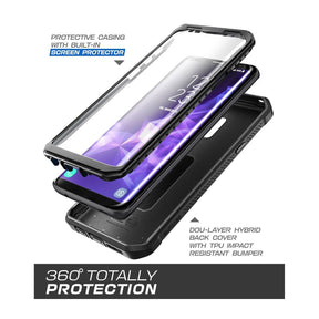 SUPCASE Galaxy S9 / S9 Plus Unicorn Beetle Pro Full Body Rugged Holster Case - Black