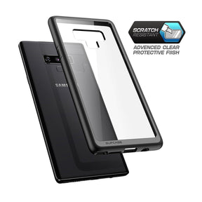 SUPCASE Galaxy Note 9 Unicorn Beetle Style Slim Clear Case - Black
