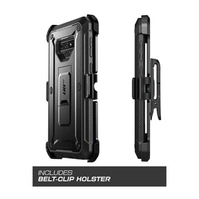 SUPCASE Galaxy Note 9 Unicorn Beetle Pro Rugged Holster Case - Black