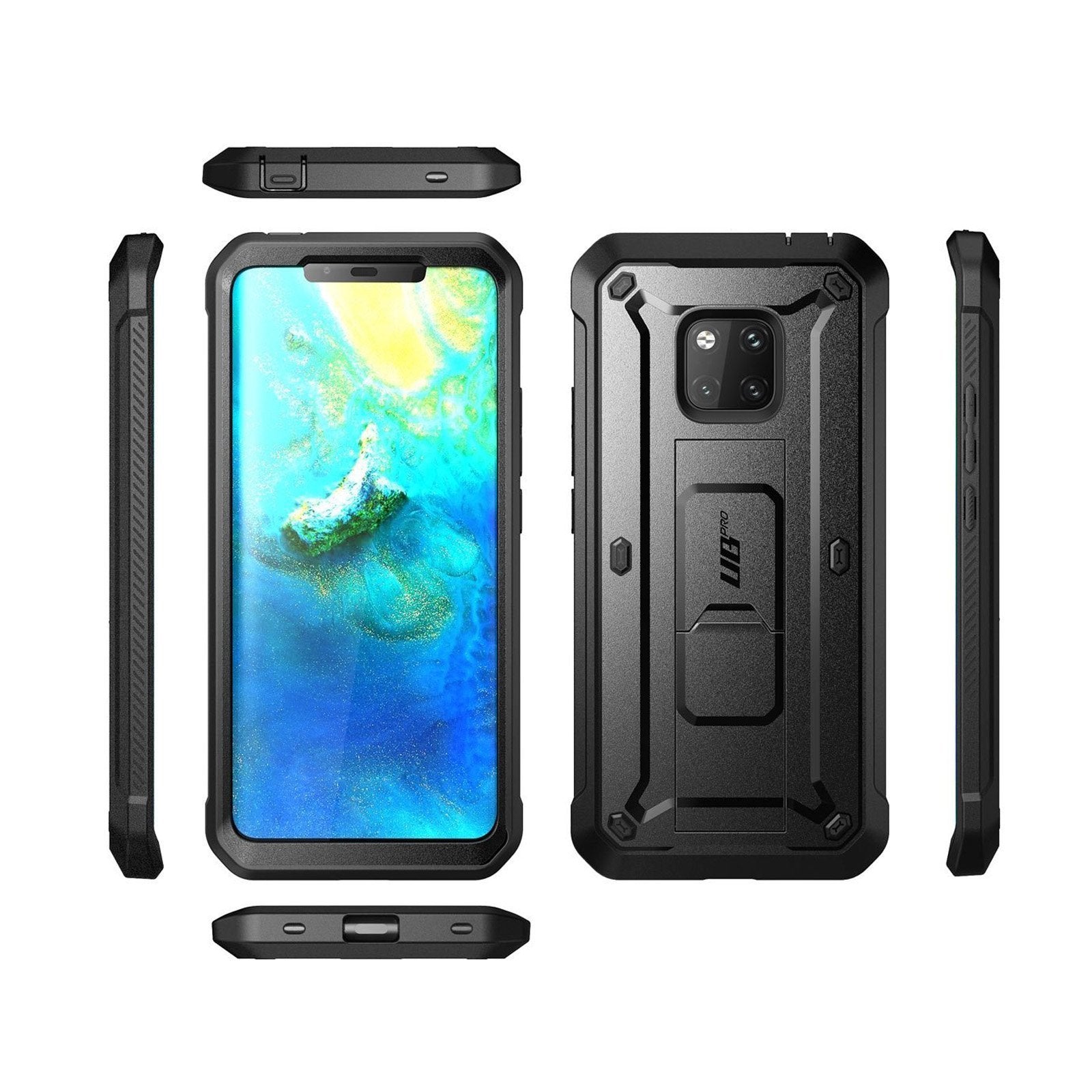 Supcase Huawei Mate 20 Pro Unicorn Beetle Pro Full-Body Holster Case-Black