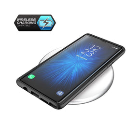 SUPCASE Galaxy Note 9 Unicorn Beetle Style Slim Clear Case - Black
