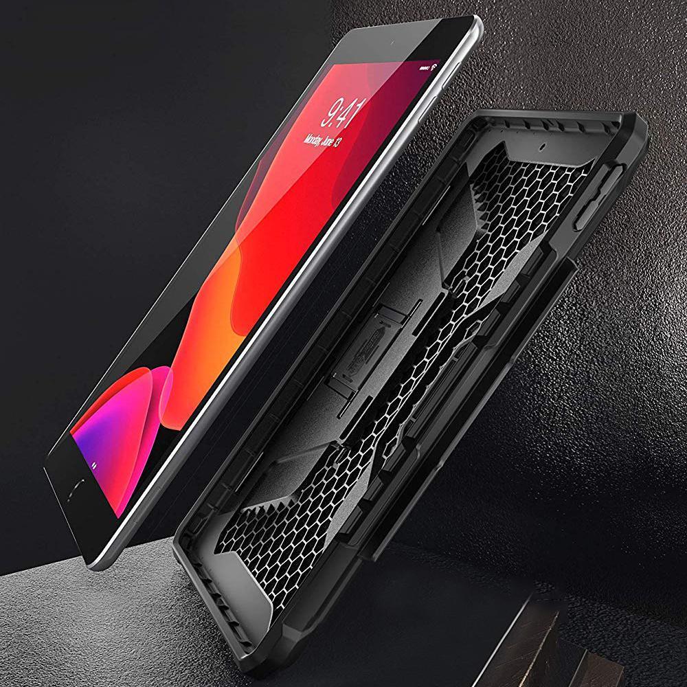 SUPCASE iPad 10.2 inci Sarung Berbilang Sudut Unicorn Beetle - Hitam