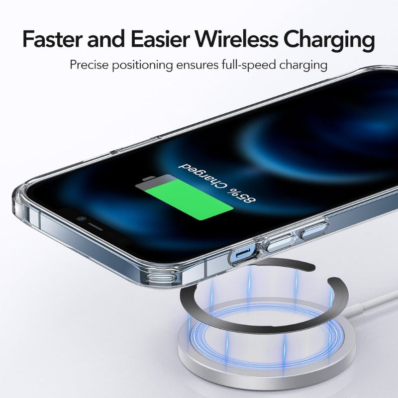 Cincin Magnetik ESR HaloLock untuk iPhone 13 / iPhone 12 / Pro Max Pelekat Cincin Logam untuk Pengecas Wayarles Magsafe