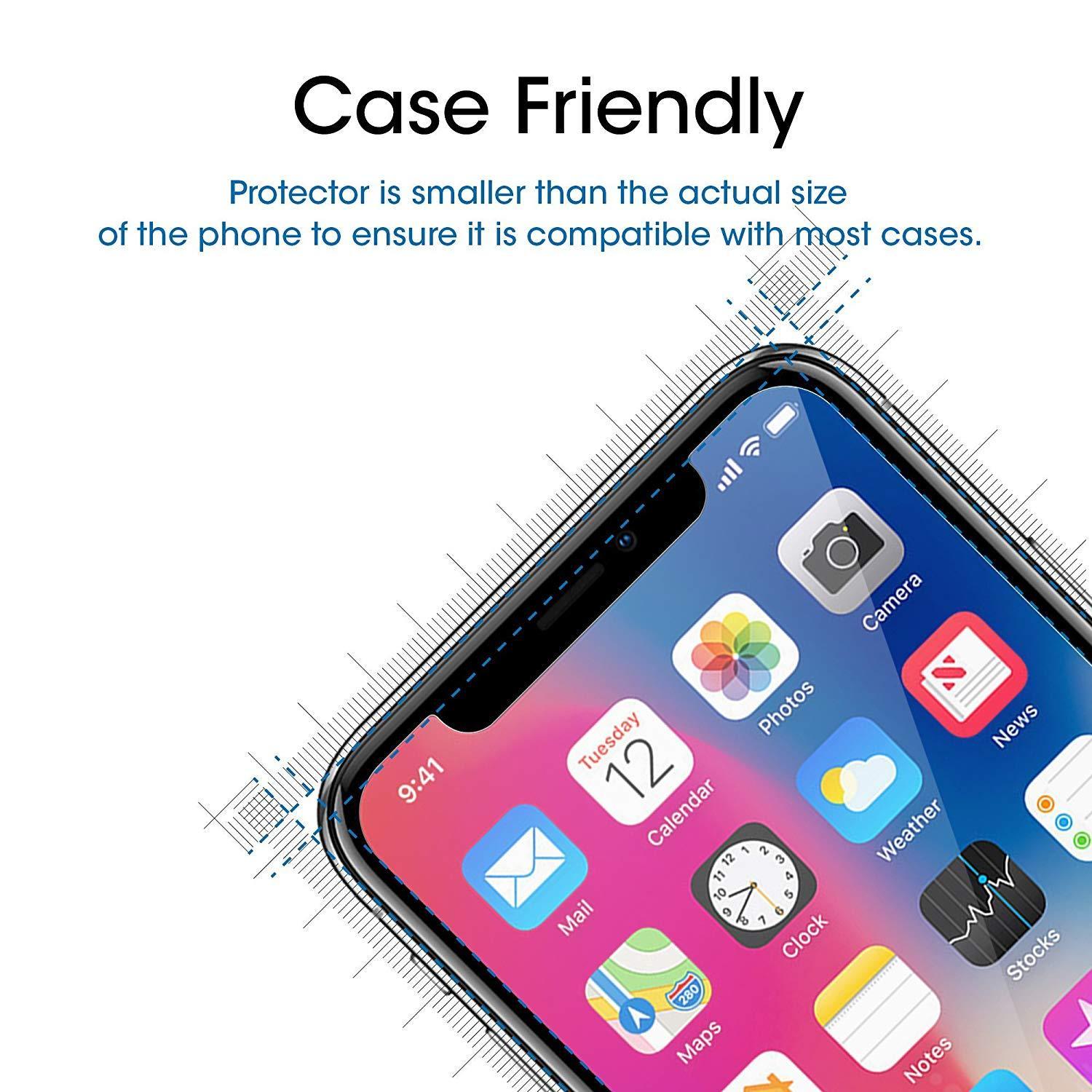 ZEELOT iPhone 11 / Pro / Pro Max / XS / XS Max / XR PureGlass Steel Wire 2.5D Clear Tempered Glass Screen Protector