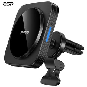 ESR HaloLock Magnetic Wireless Car Charger Mount iPhone 13 12 Magsafe Fast Charging Car Phone Holder