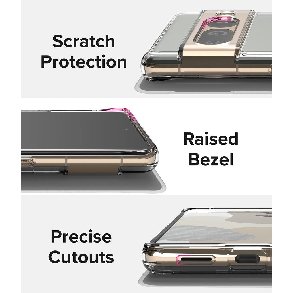 Ringke Fusion [Minimalist Fit] Compatible with Google Pixel 7 / 7 Pro Case 5G Transparent Elegant Look Cover Clear