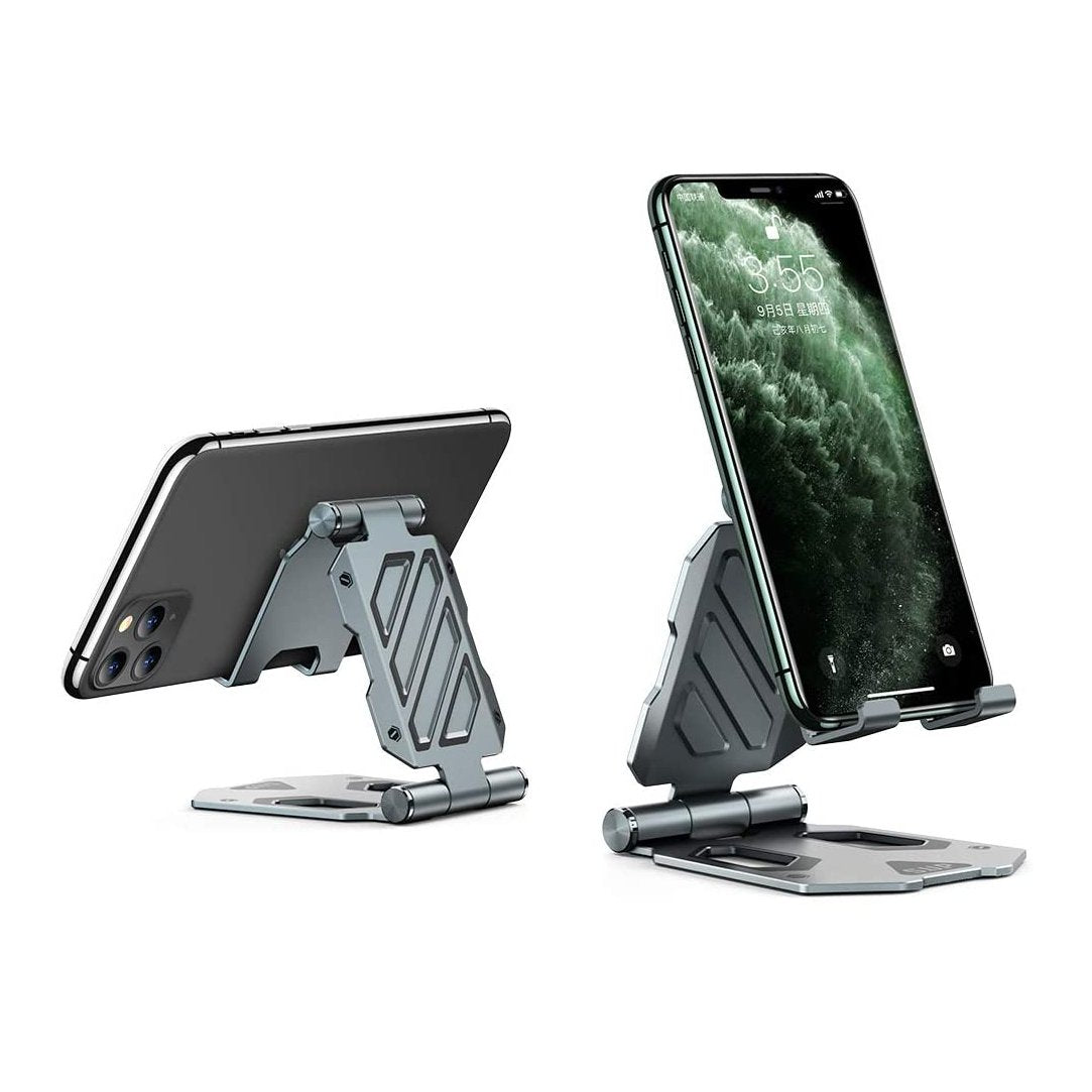 SUPCASE Portable Adjustable Desk Aluminum Mount Holder Dock for Mobile Smartphone iPhone Galaxy Huawei Oneplus Google