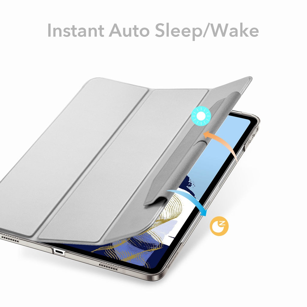 ESR Ascend Trifold Smart Case iPad Pro 11 /12.9(2021) Auto Sleep/Wake [Supports Apple Pencil 2 Wireless]