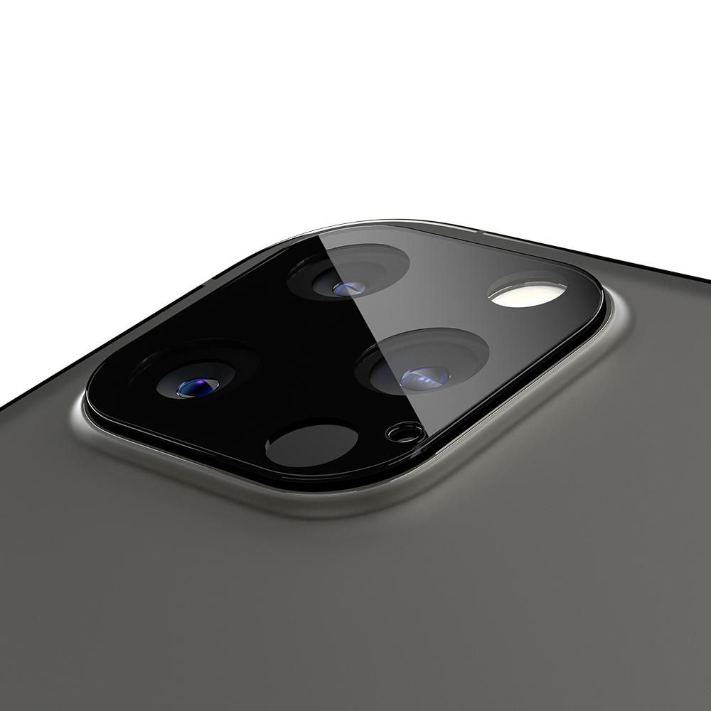 Spigen iPhone 12 / Pro / Pro Max Glas.tR Optik Camera Lens Screen Protector Black [2 Pack]