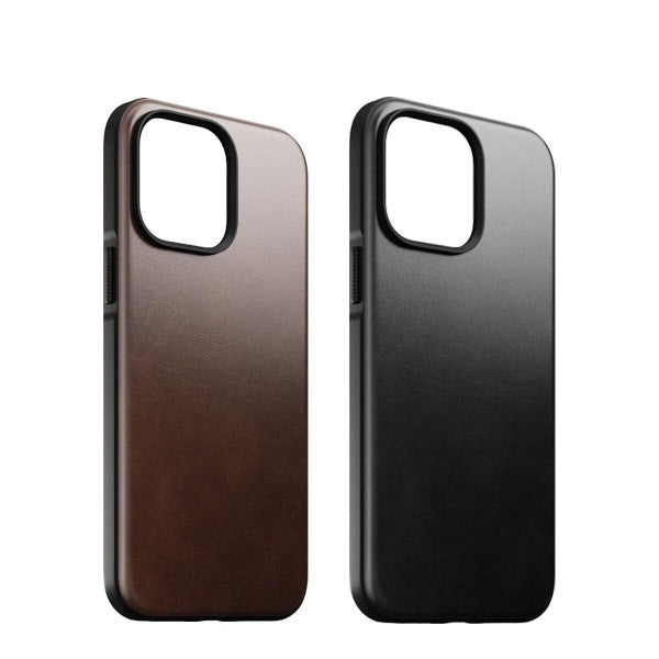Nomad Modern Leather Horween Leather Case Compatible for iPhone 14 / Plus / Pro / Pro Max