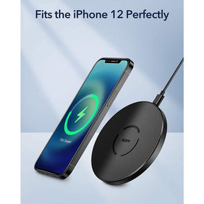 ESR Wireless Charger, 15W Fast Wireless Charging Pad Compatible with iPhone 13 12 Pro Max Mini