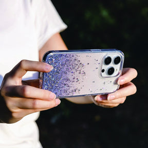 SwitchEasy Starfield 3D Glitter Resin Case Compatible for iPhone 14 / Plus / Pro Max Cover