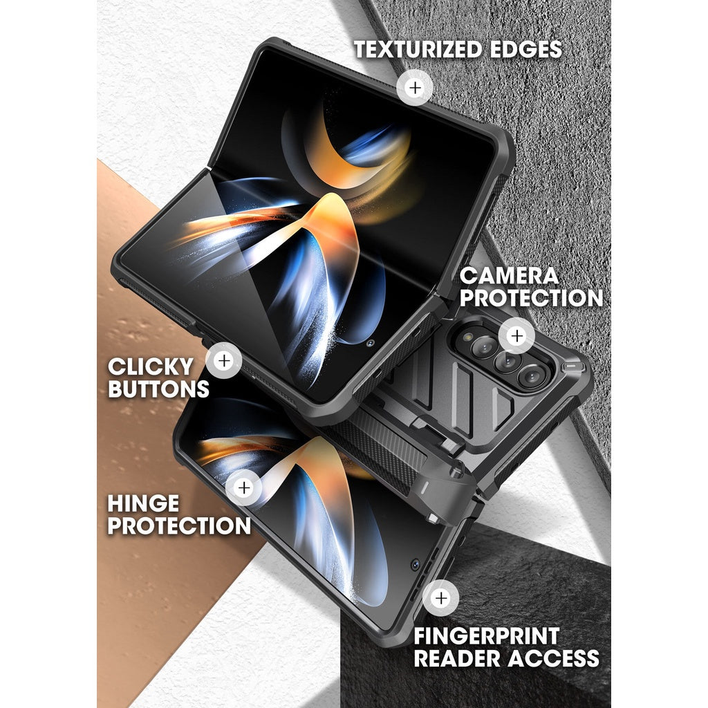 SUPCASE Unicorn Beetle Pro Case Galaxy Z Fold 4 S Pen Slot FullBody DualLayer Rugged Builtin Screen Protector Kickstand