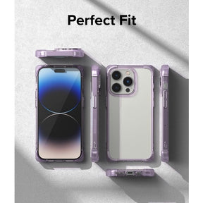 Ringke Fusion Bumper [Reinforced Corner] Clear Purple Compatible with iPhone 14 Pro / Pro Max Shockproof Case