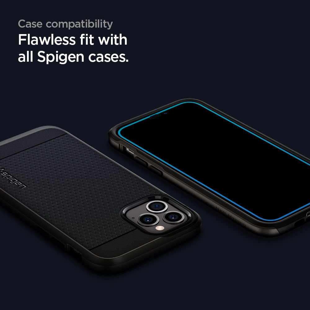 Spigen iPhone 12 / Pro Max / Pro / Mini Glas.TR Full Coverage HD Tempered Glass