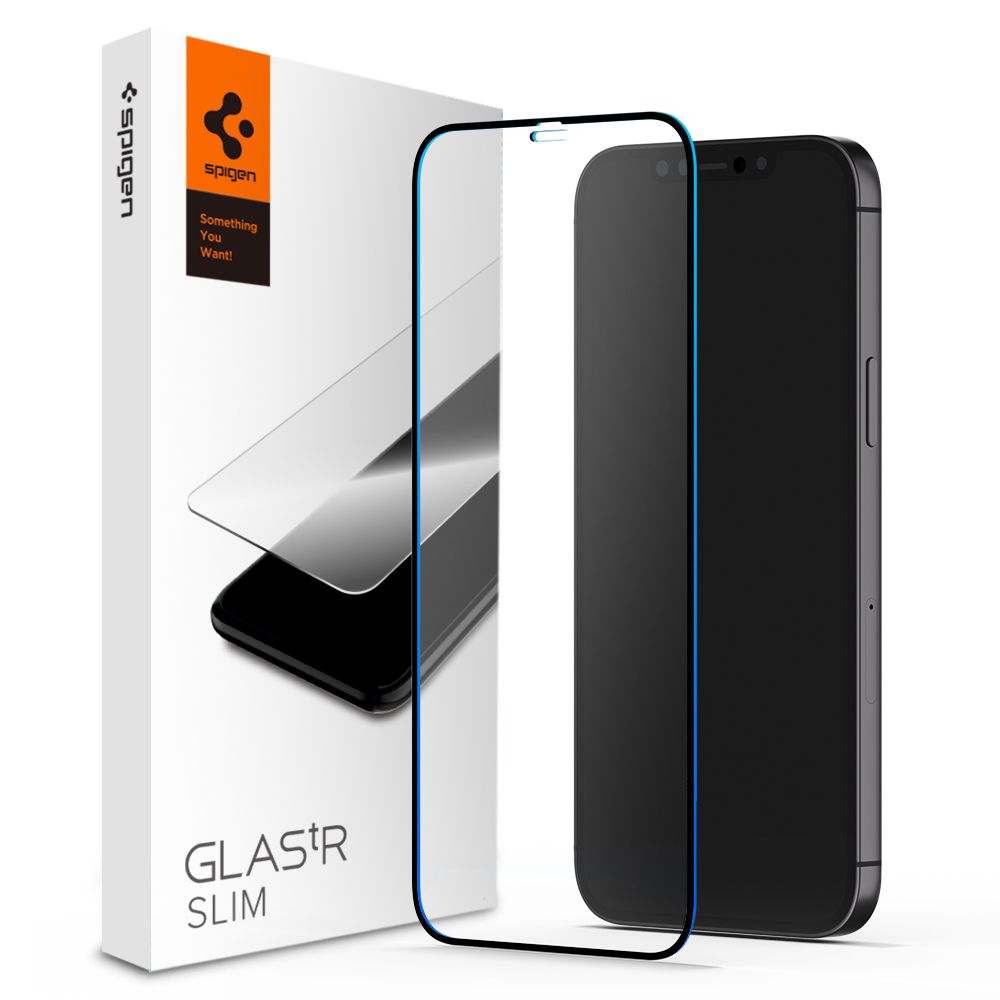 Spigen iPhone 12 / Pro Max / Pro / Mini Glas.TR Full Coverage HD Tempered Glass