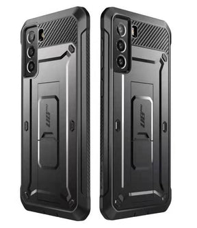 SUPCASE UB PRO Samsung Galaxy S22 / Plus / Ultra Case (2022) Full-Body Holster Cover WITHOUT Built-in Screen Protector Black