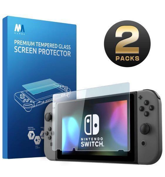 Mumba Nintendo Switch Screen Protector, Premium HD Clear Tempered Glass Screen Protector for Nintendo Switch (2-Pack)