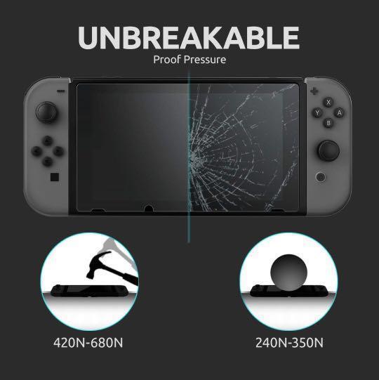 Mumba Nintendo Switch Screen Protector, Premium HD Clear Tempered Glass Screen Protector for Nintendo Switch (2-Pack)