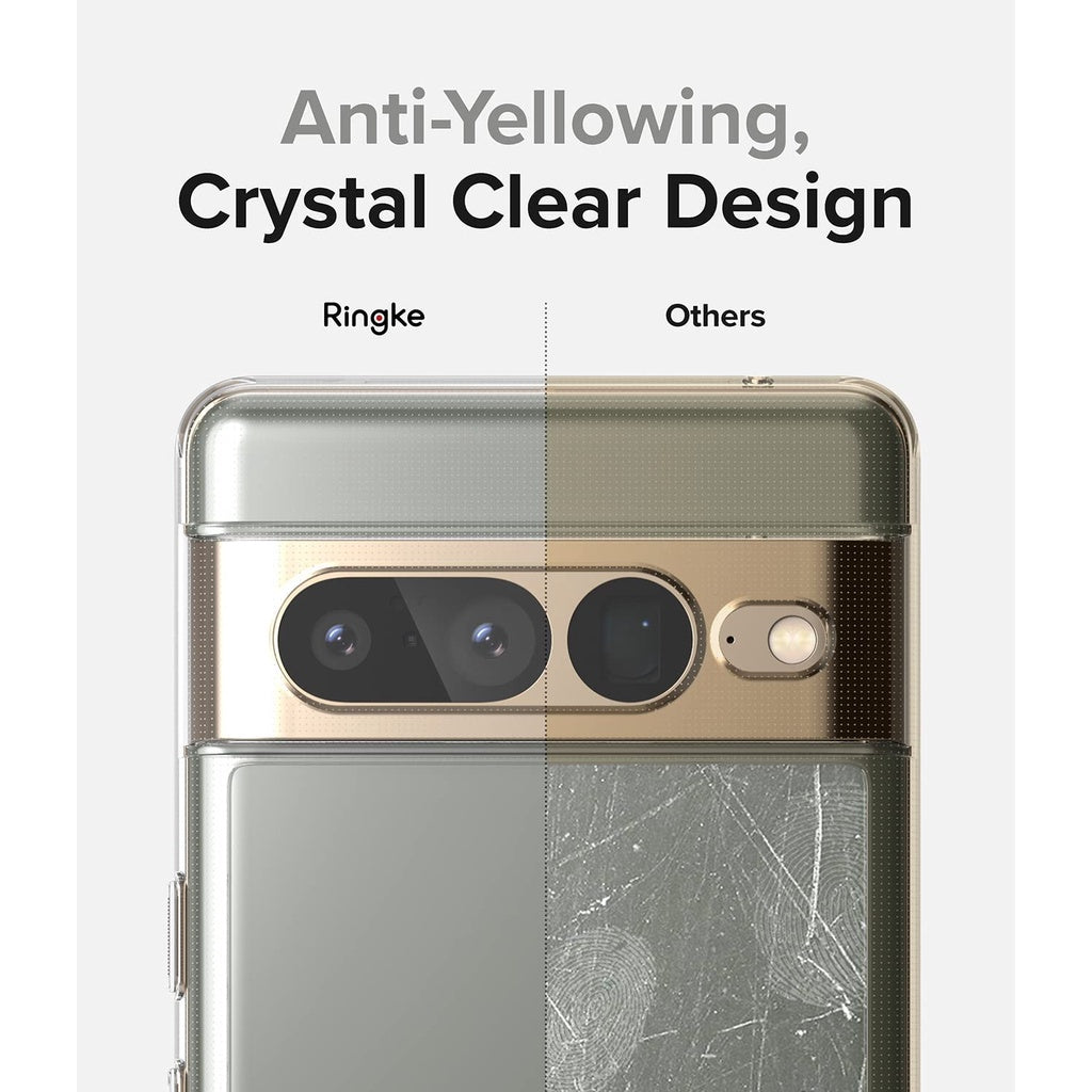 Ringke Fusion [Minimalist Fit] Compatible with Google Pixel 7 / 7 Pro Case 5G Transparent Elegant Look Cover Clear
