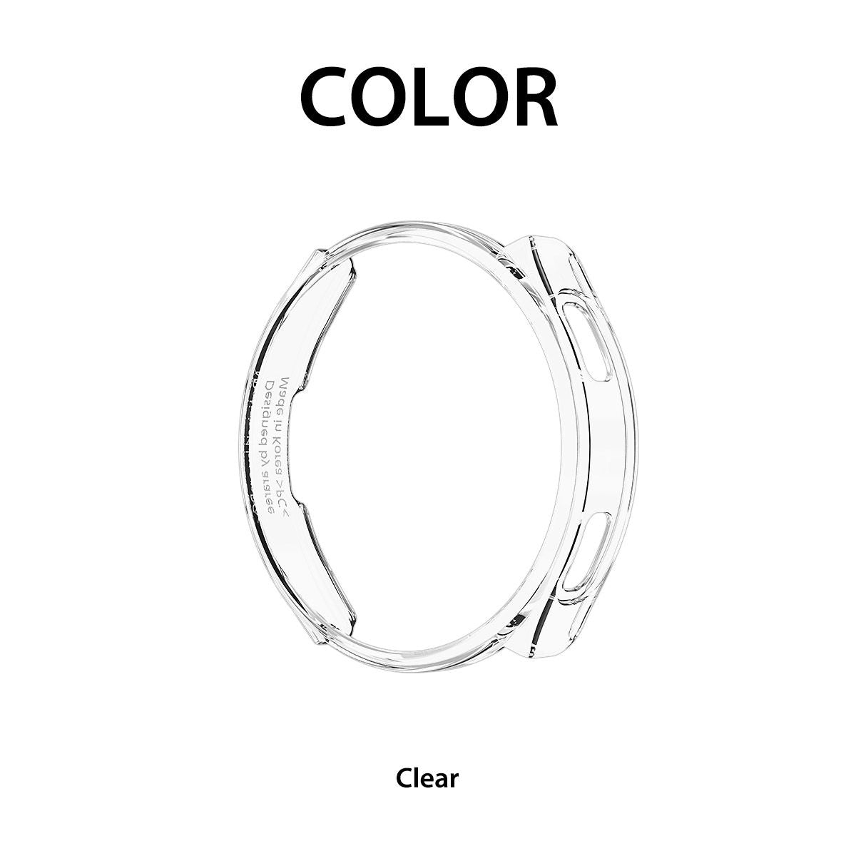 Araree NUKIN Samsung Galaxy Watch 4 (2021) Crystal Clear Transparent Cover Hard PC Protective Lightweight Scratchproof Case
