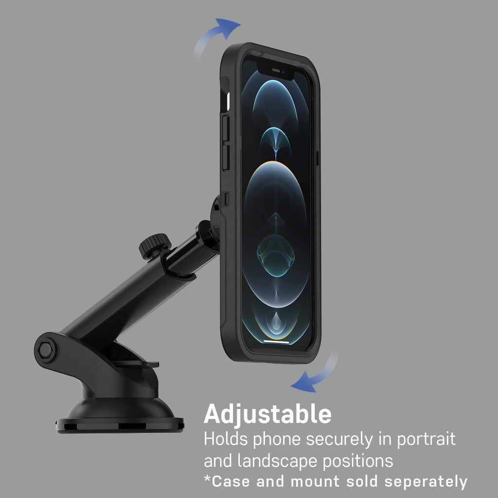 OtterBox Car Dash &amp; Windshield Mount Magsafe Serasi untuk iPhone 14 / 13 / 12 Pro Max - Hitam