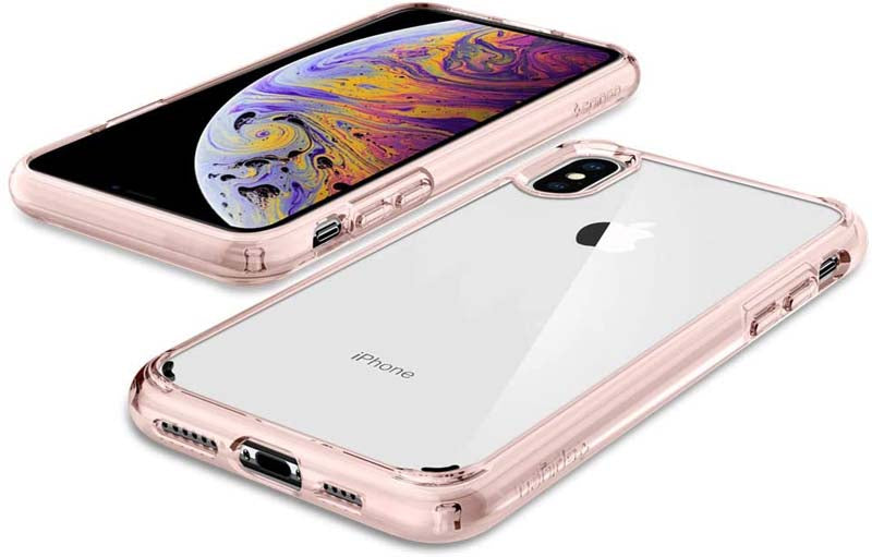Spigen Ultra Hybrid iPhone Xs MAX Case Rose Crystal