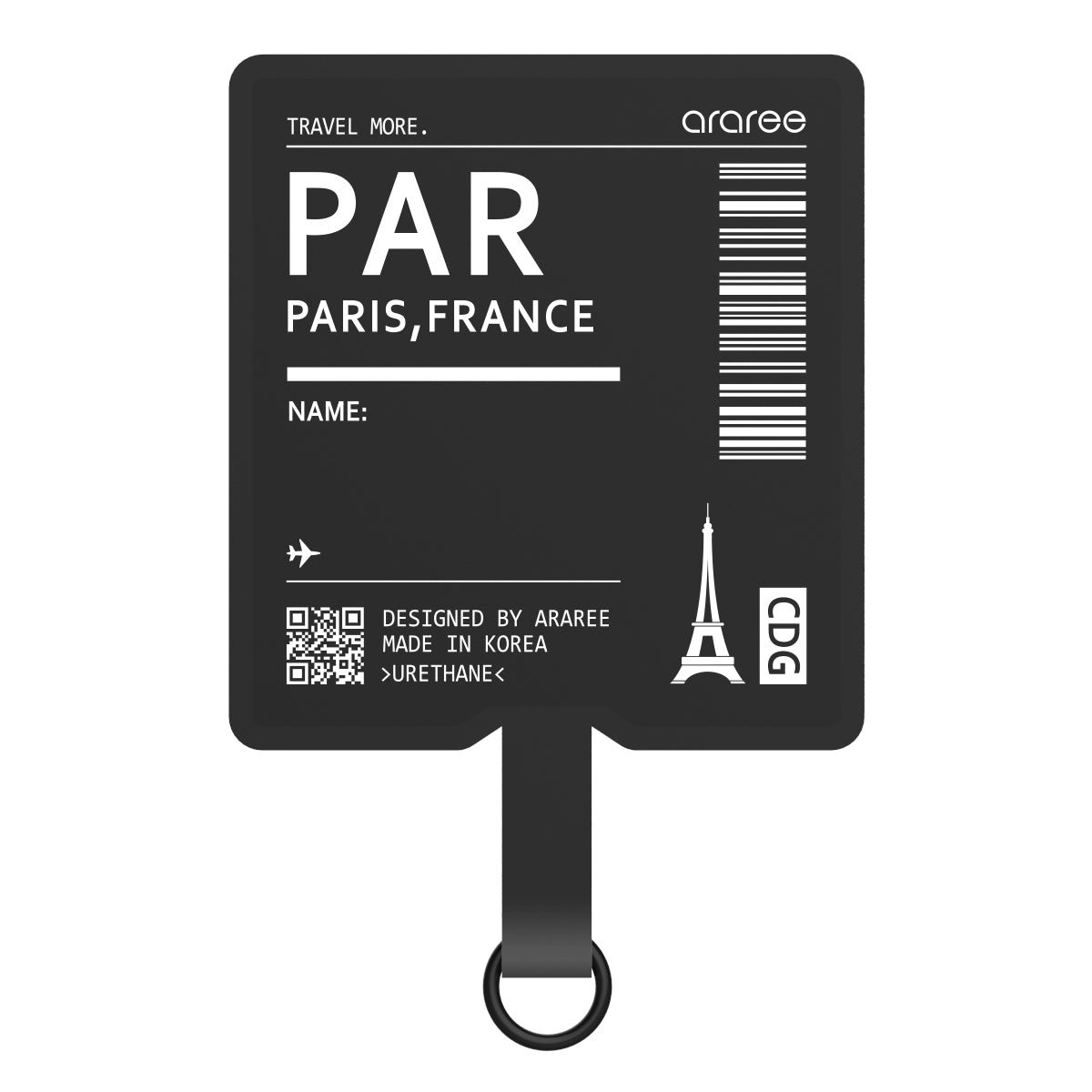 Araree TAG HOLDER External Strap Hole, Regardless of Smartphone Models, Strap Holder that Can Be Attached with External Strap Holes