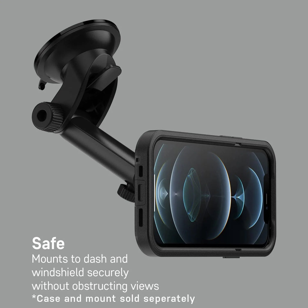 OtterBox Car Dash &amp; Windshield Mount Magsafe Serasi untuk iPhone 14 / 13 / 12 Pro Max - Hitam
