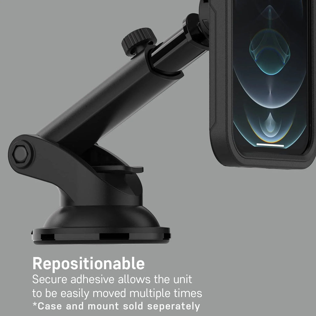 OtterBox Car Dash &amp; Windshield Mount Magsafe Serasi untuk iPhone 14 / 13 / 12 Pro Max - Hitam