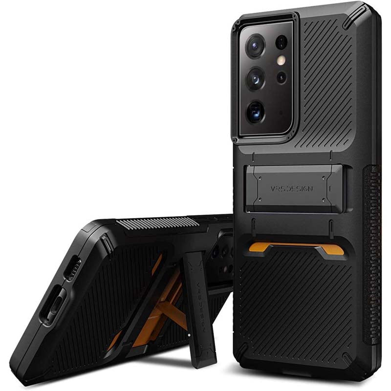 VRS DESIGN Damda QuickStand Pro Case Compatible with Galaxy S21 Ultra 6.8 inch (2021)