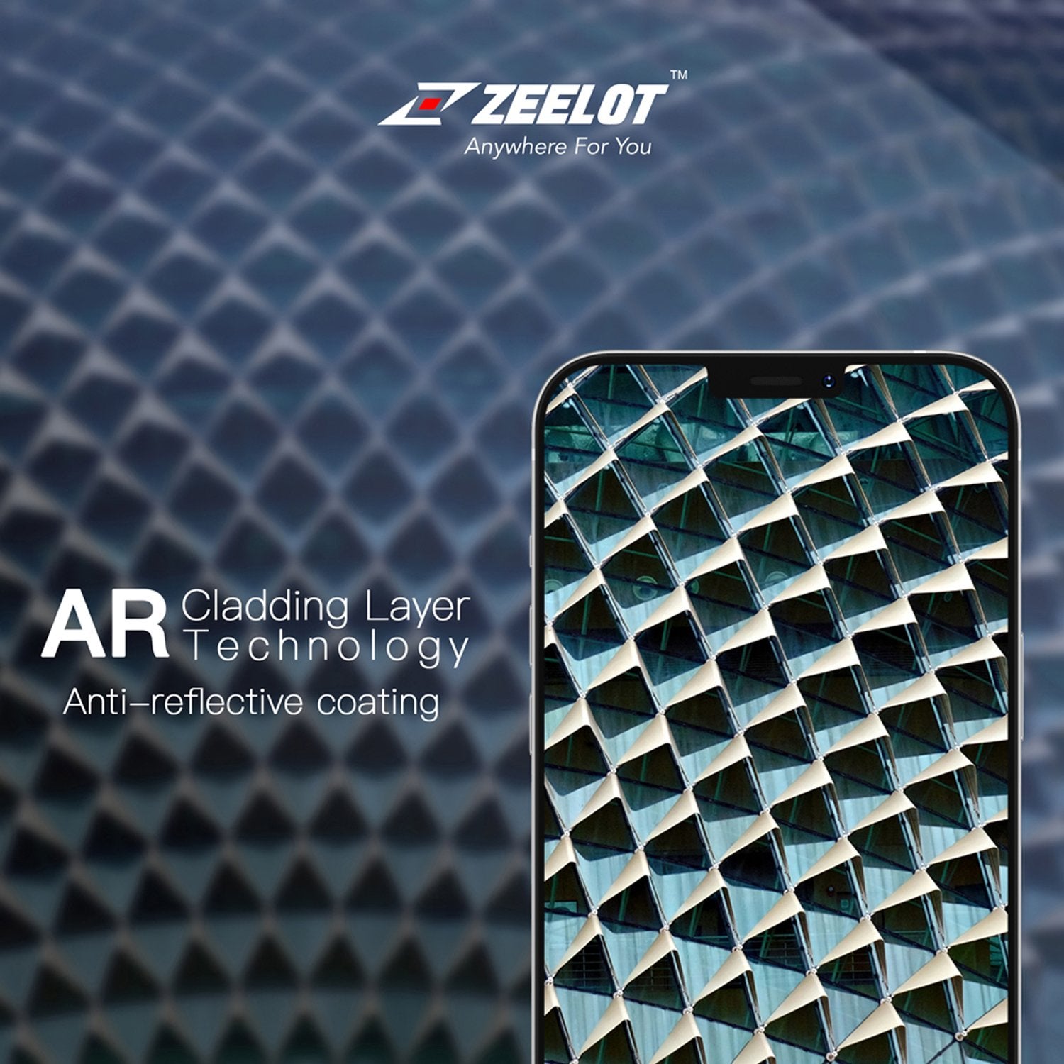 Pelindung Kanta ZEELOT iPhone 11 Pro Max / 11 Pro Keluli Titanium dengan Pelindung Kanta Kaca Corning