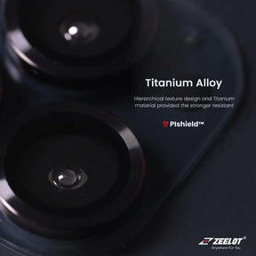 ZEELOT PIshield iPhone 13 / Pro / Pro Max / Mini Titanium Alloy Camera Lens Protector